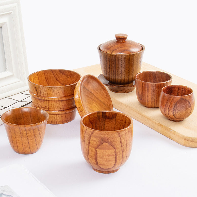 Natural Jujube Wood Drinking Cup - Coffee Zest