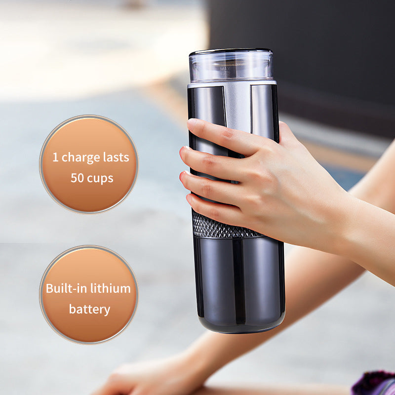 Portable wireless coffee machine American style concentrated capsules fully automatic small rechargeable handheld for household