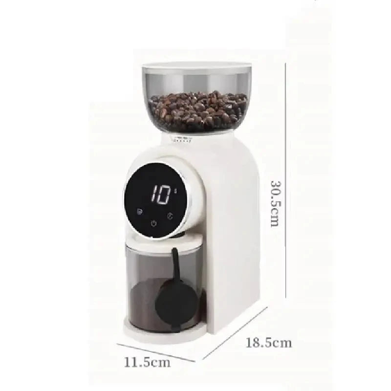 110V/220V Commercial Bean Grinder Electric Bean Grinder Coffee Bean Grinder Hand Brewed Italian Grinder Home Thickness Adjust