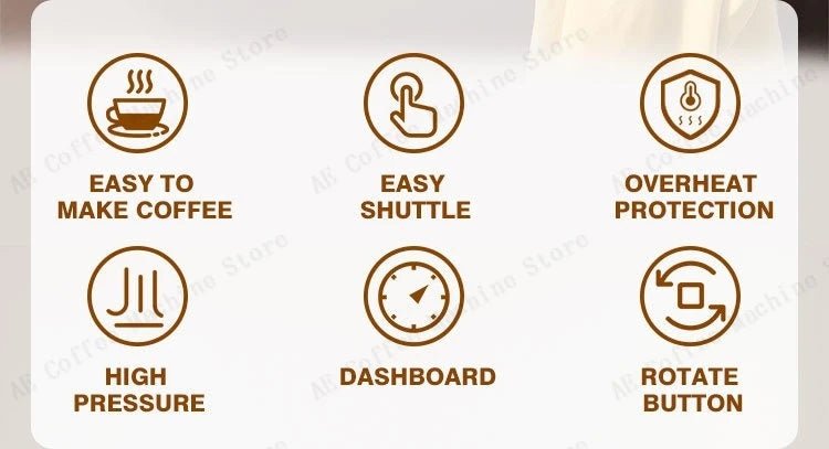 20Bar power Espresso Coffee Machine Integrated Grinder Steam Milk Frothing Adjustable Grinding - Coffee Zest online shop