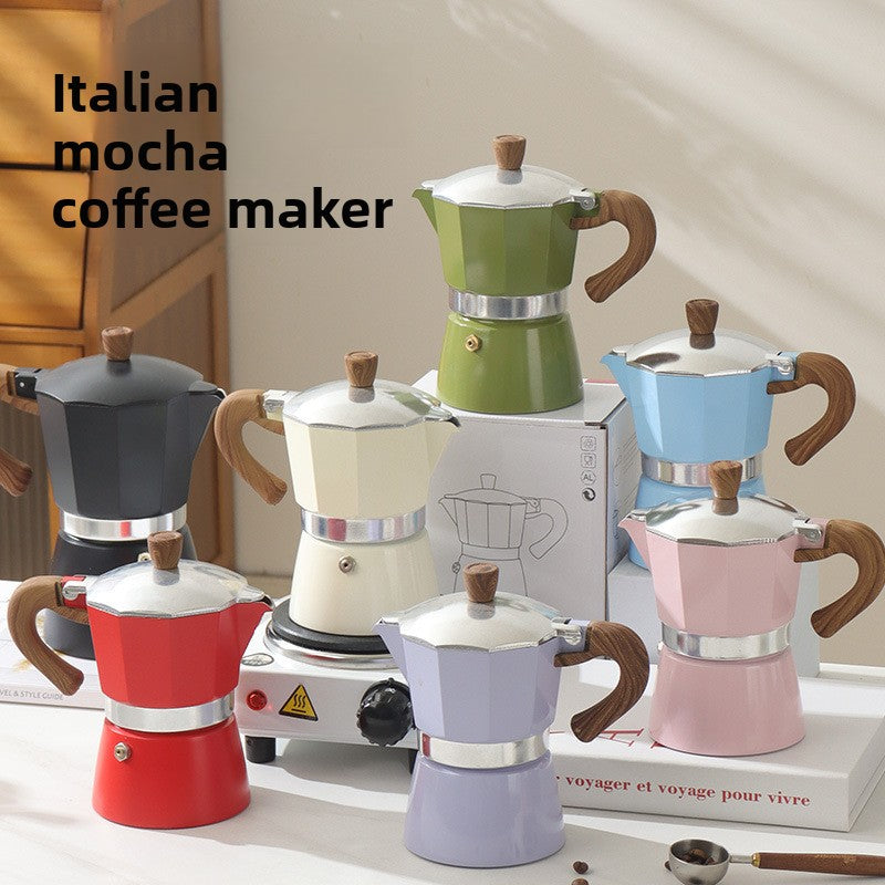 Single Valve Moka Coffee Pot