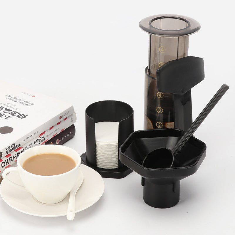 Portable coffee maker, coffee machine, hand press mini home outdoor American hand press coffee machine