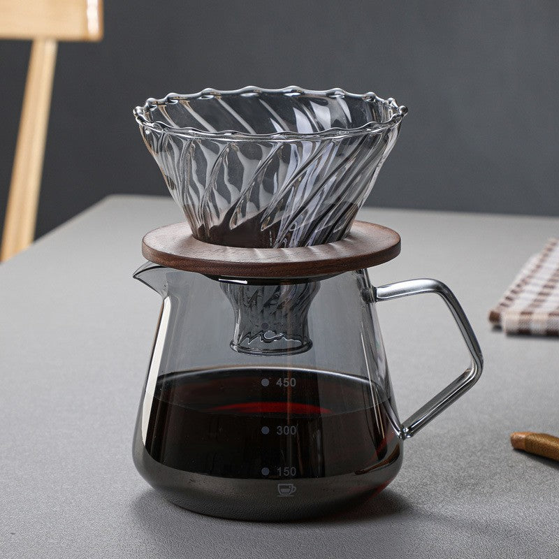 Glass Hand Brew Coffee Pot Set - Coffee Zest