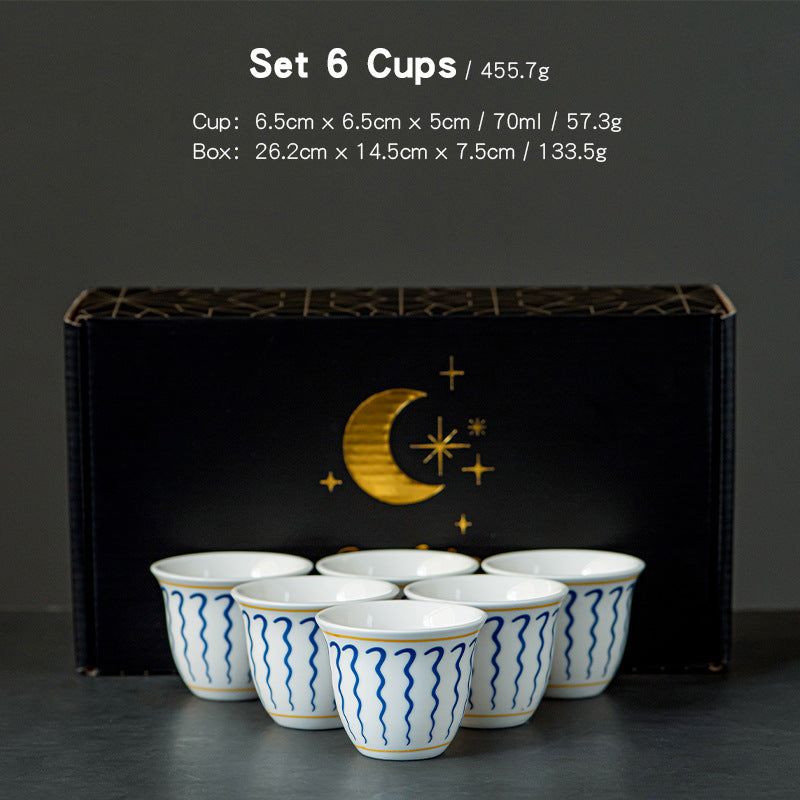 Arabian Style Ceramic Coffee Cup