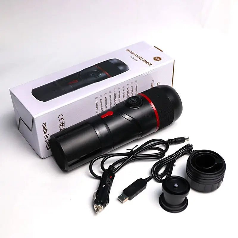 3 - in - 1 Portable Coffee Machine for Car & Home DC 12V For espresso Coffee Maker For Nespresso Dolce Pod Capsule Coffee Powder - Coffee Zest online shop