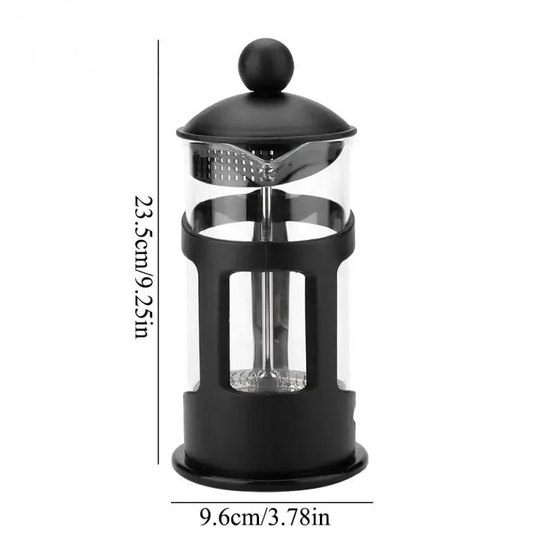 350/600/800ml French Press Coffee Maker Large Glass Thermos Tea Maker Perfect For Morning Coffee Maximum Flavor Coffee Brewer - Coffee Zest online shop