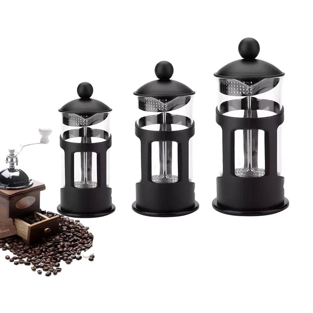 350/600/800ml French Press Coffee Maker Large Glass Thermos Tea Maker Perfect For Morning Coffee Maximum Flavor Coffee Brewer - Coffee Zest online shop