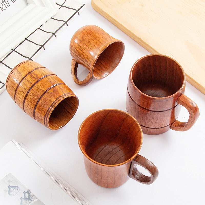 Natural Jujube Wood Drinking Cup - Coffee Zest