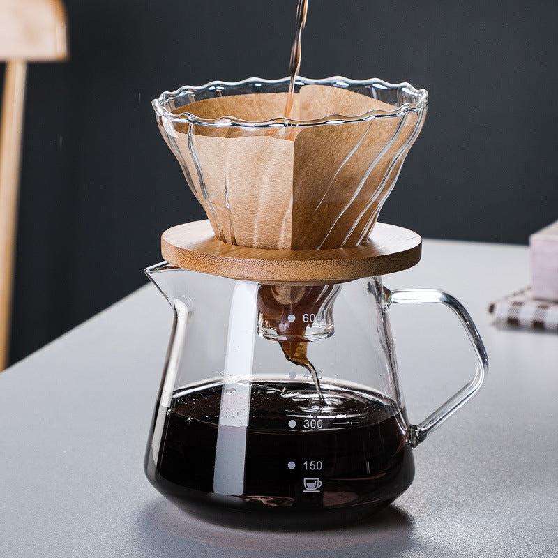Glass Hand Brew Coffee Pot Set - Coffee Zest