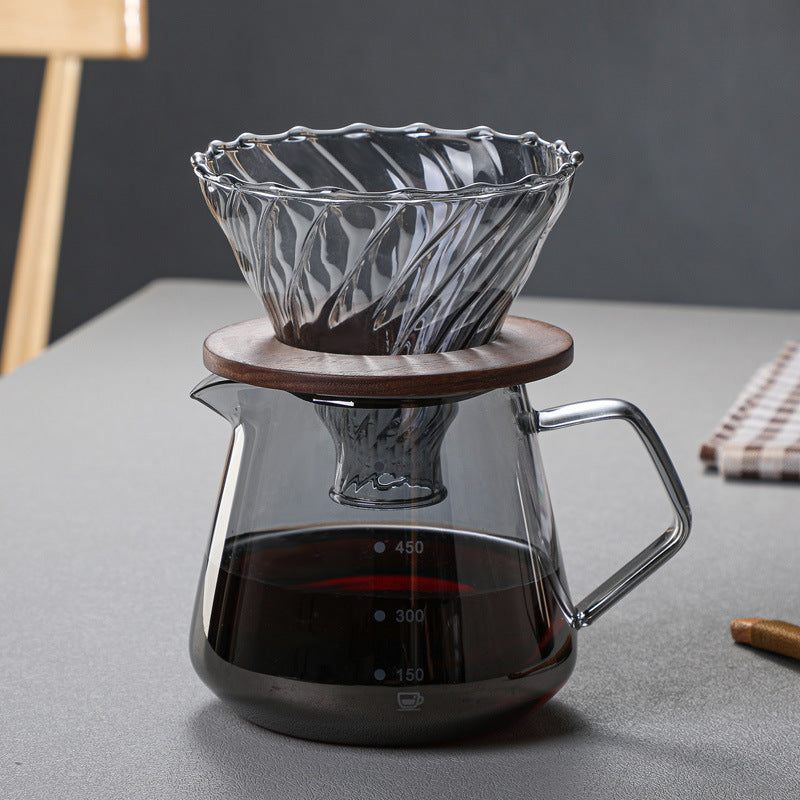 Glass Hand Brew Coffee Pot Set - Coffee Zest