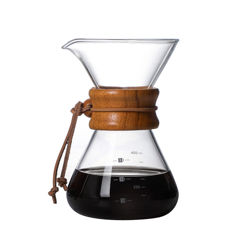 High Borosilicate Glass Hand Brewed Coffee Pot, Glass Coffee Pot, Coffee Set, Coffee Sharing Pot, Coffee Pot