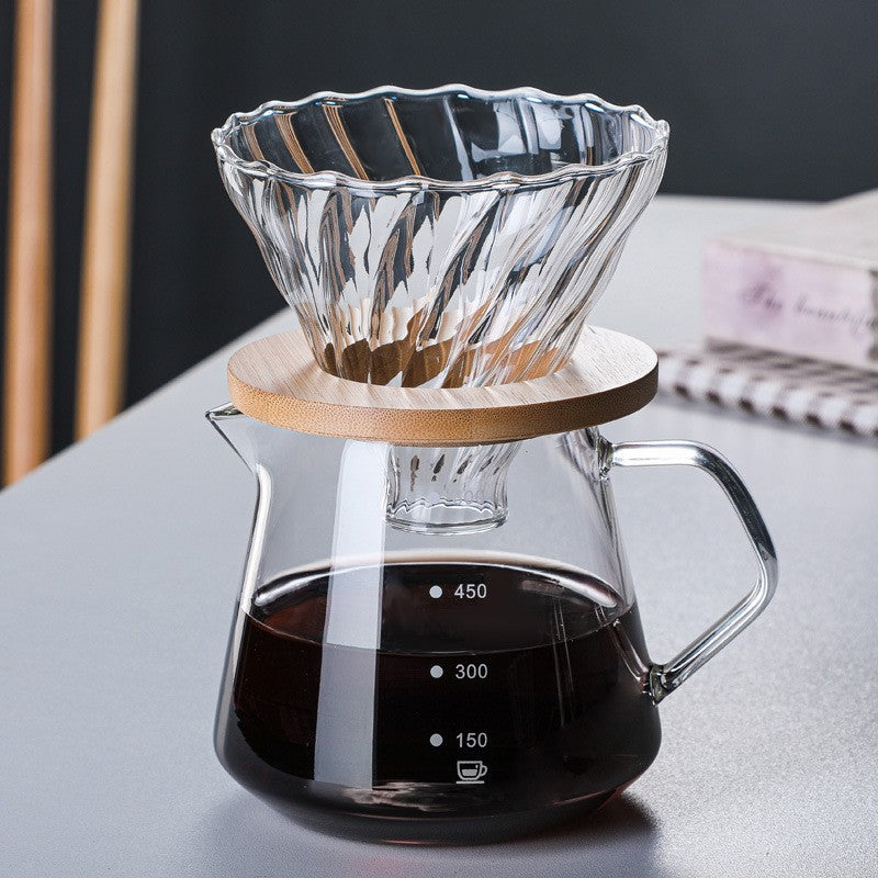 Glass Hand Brew Coffee Pot Set - Coffee Zest