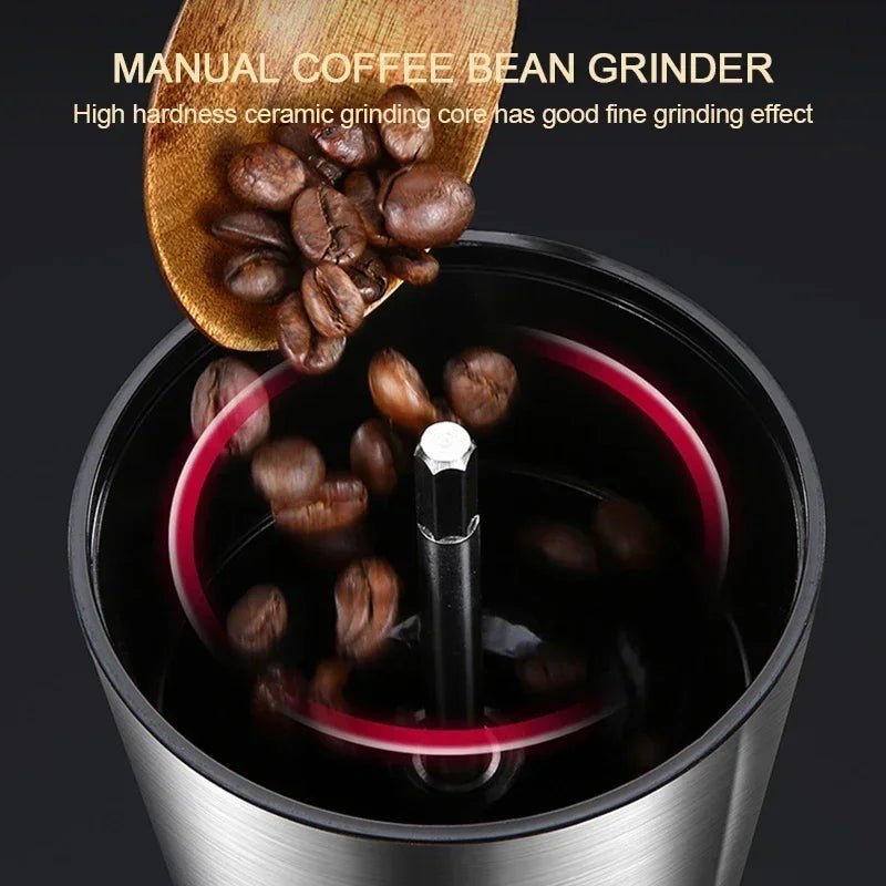 6 - 8 Adjustable Manual Coffee Grinder Portable - Coffee Zest online shop