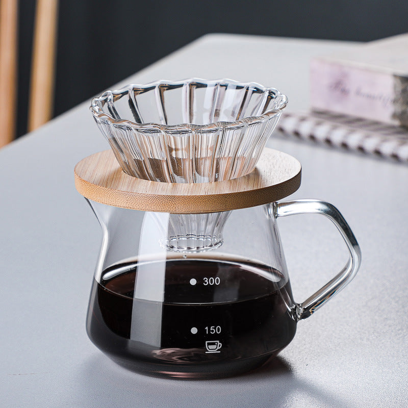Glass Hand Brew Coffee Pot Set - Coffee Zest
