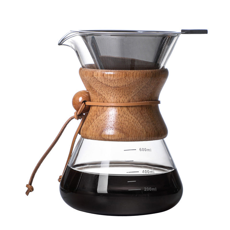 High Borosilicate Glass Hand Brewed Coffee Pot, Glass Coffee Pot, Coffee Set, Coffee Sharing Pot, Coffee Pot