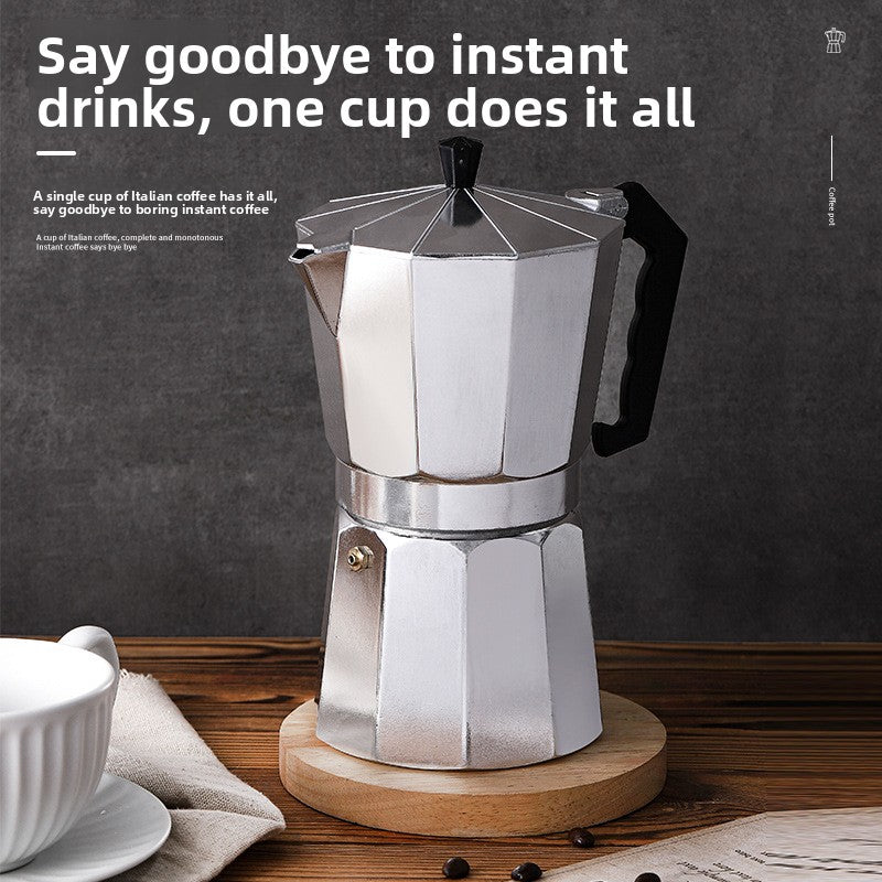 Italian Style Aluminium Coffee Maker Pot - Coffee Zest