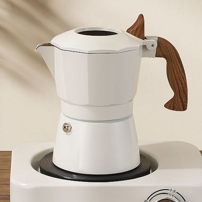 Single Valve Moka Coffee Pot - Coffee Zest
