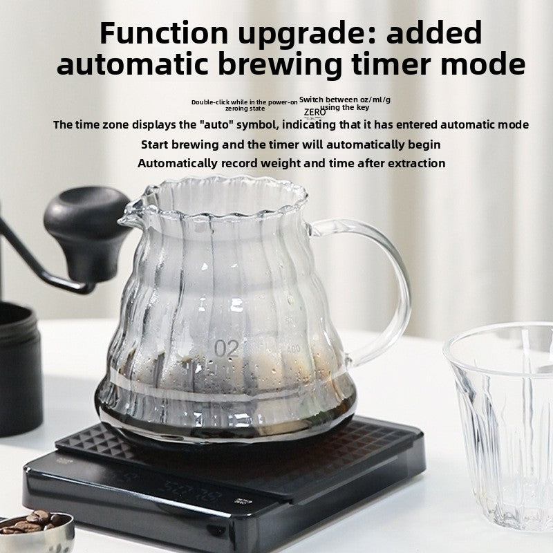 USB Rechargeable Coffee Scale with Timer
