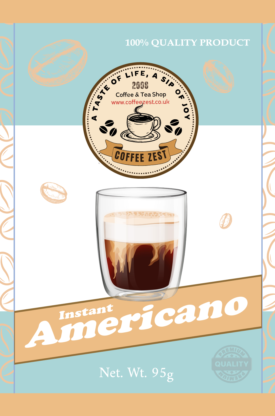 Instant Americano coffee