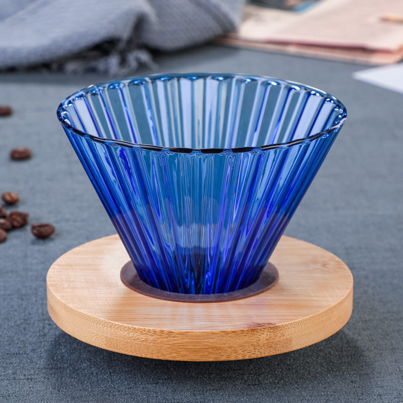 Handmade Japanese Brown Colored Mini Coffee Pot Set, Modern and Simple Household Manual Large Capacity Glass Coffee Pot