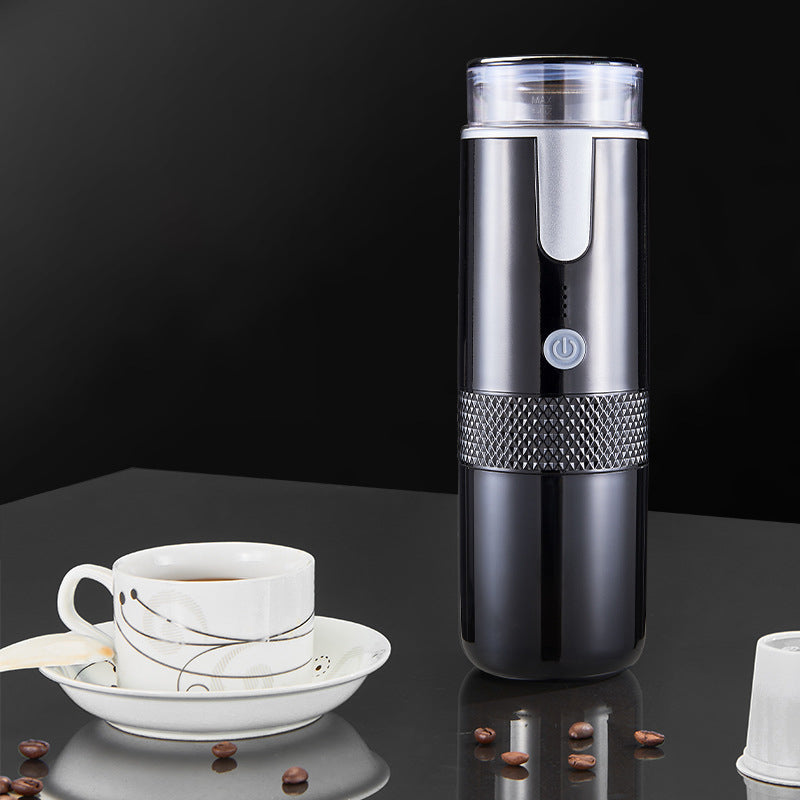 Portable wireless coffee machine American style concentrated capsules fully automatic small rechargeable handheld for household