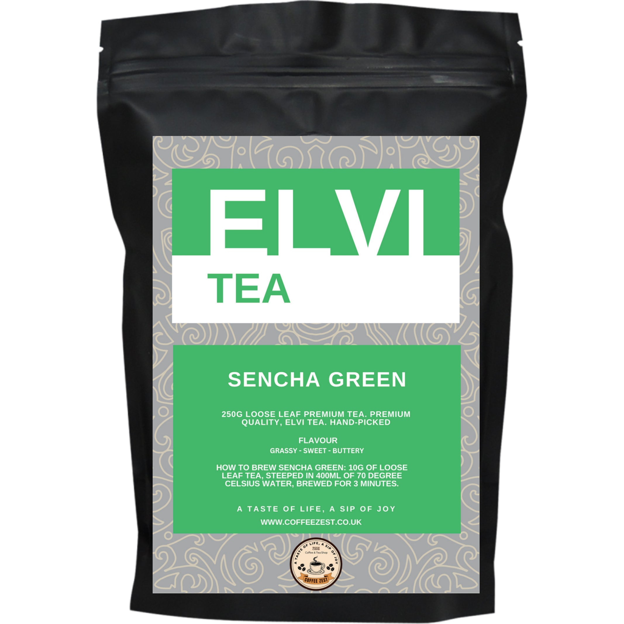 ELVI TEA - SENCHA GREEN loose leaf tea