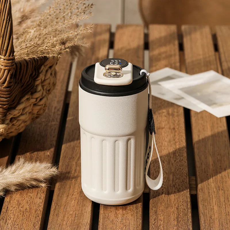 Smart Thermos Bottle Water Digital LED Temperature Coffee Mug