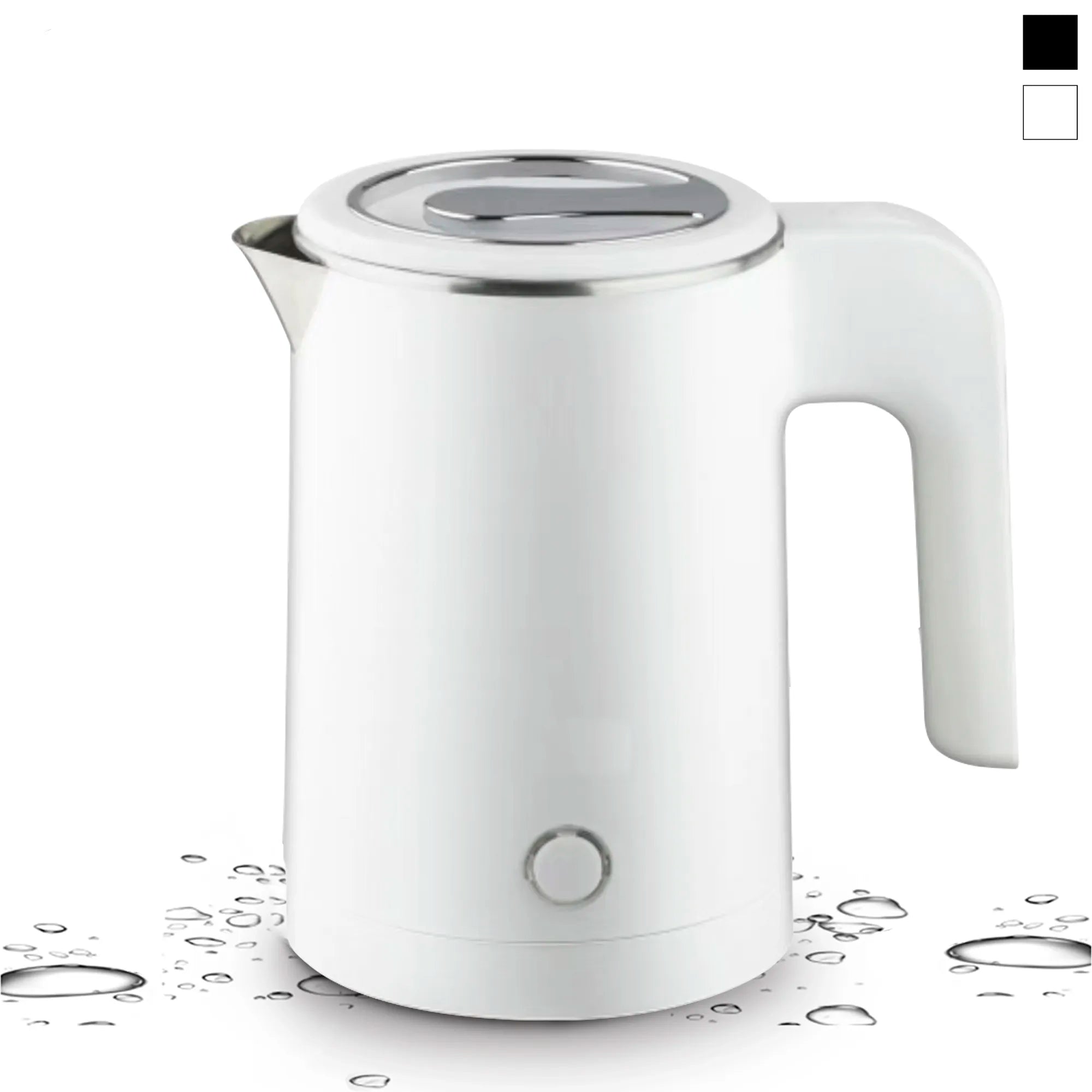 Travel Electric Kettle Tea Coffee 0.8L Stainless Steel Portable