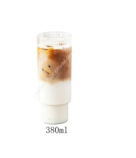 Glass Cup High Borosilicate Heat-resistant Latte Coffee Mug Cold Drinkware Water Cups Milk Beer Juice Tea Cup Whiskey Wine Glass