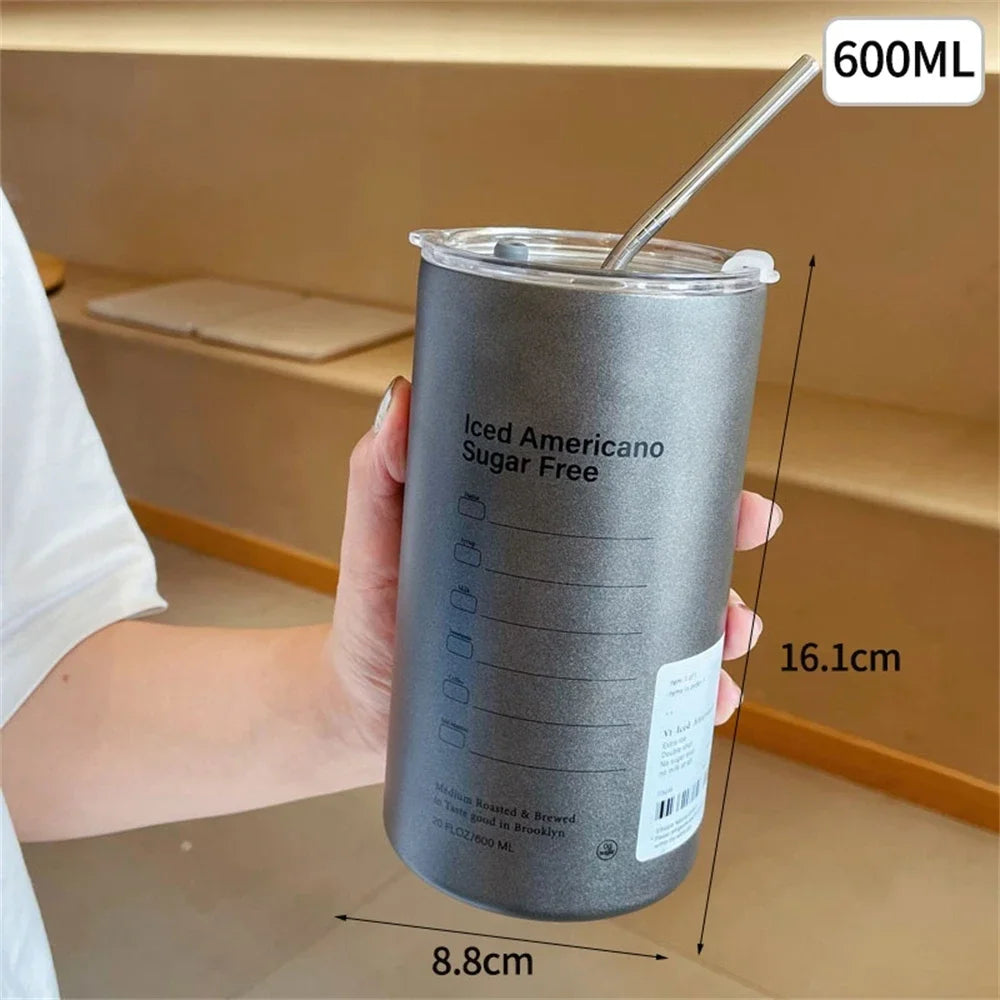 Coffee Cup Thermos 304 Stainless Steel Double -layer