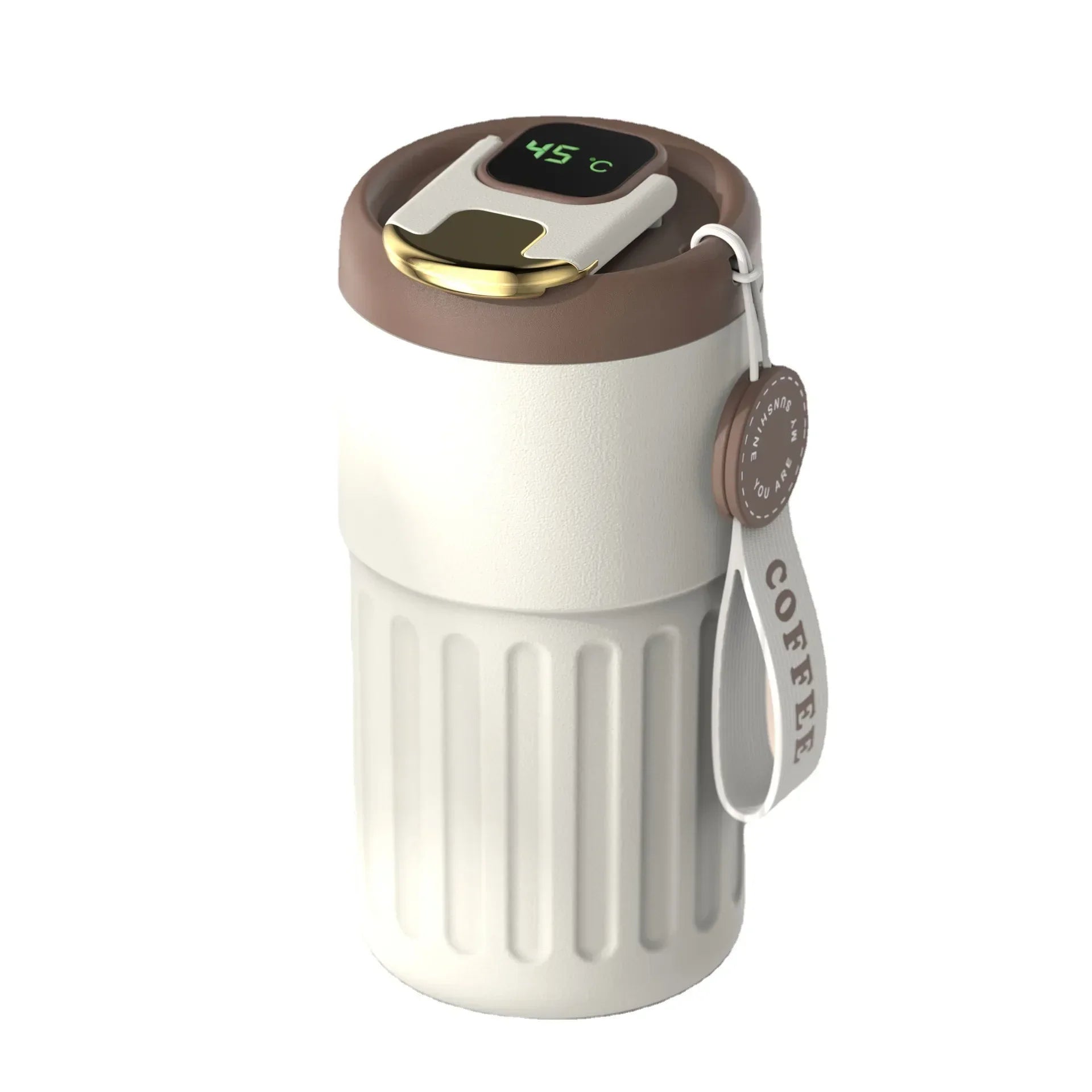 Smart Thermos Bottle Water Digital LED Temperature Coffee Mug