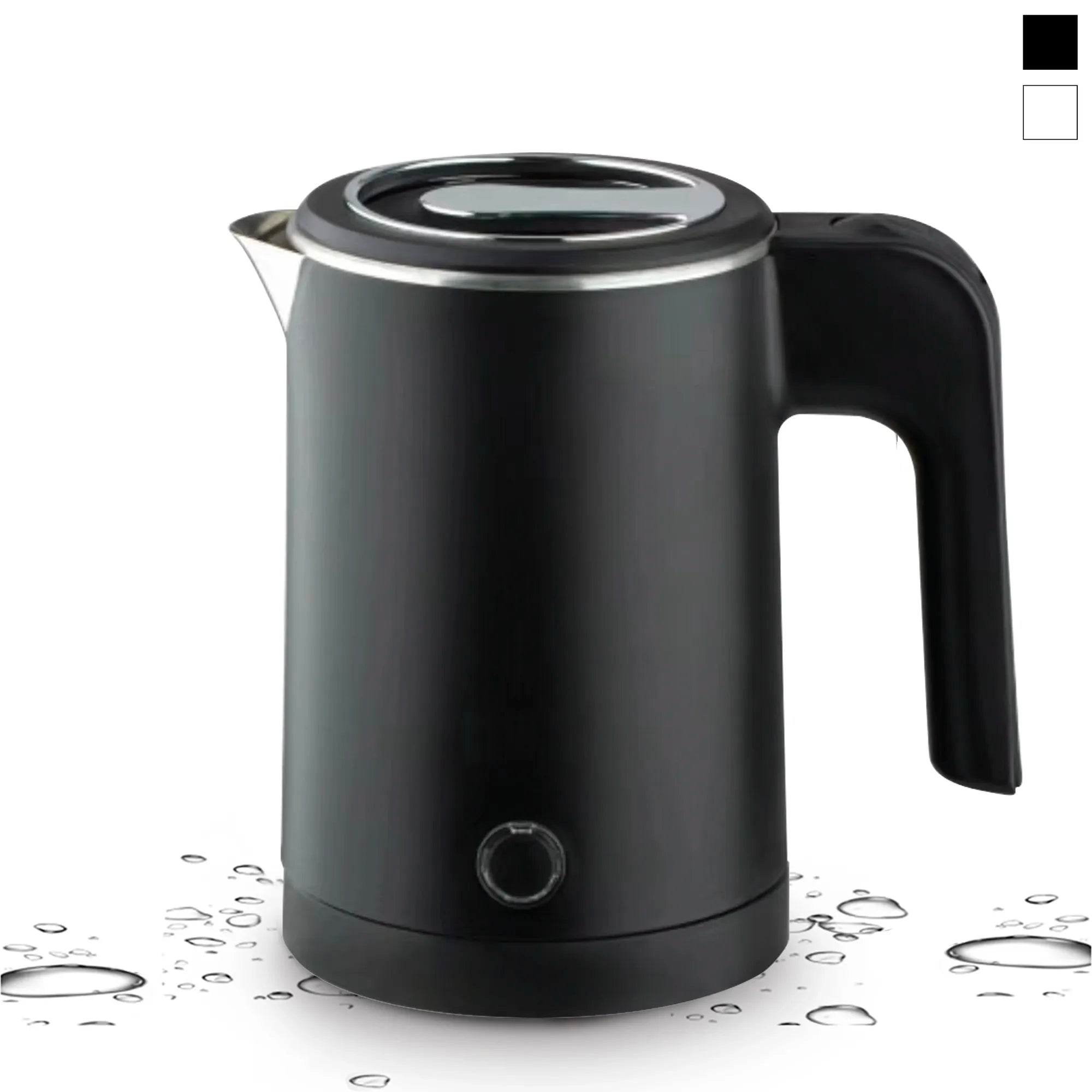 Travel Electric Kettle Tea Coffee 0.8L Stainless Steel