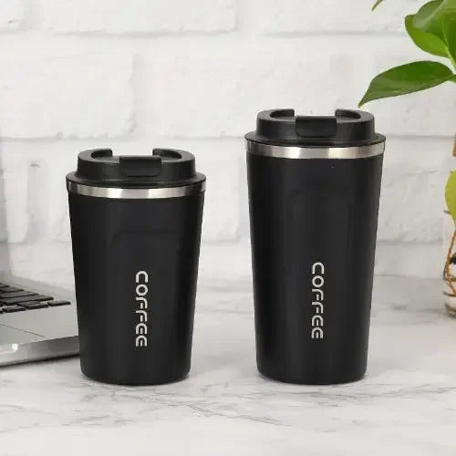 380ml/510ml Cups Stainless Steel Coffee Thermos Mug with Non-slip Case Car Vacuum Flask Travel Insulated Water Bottle