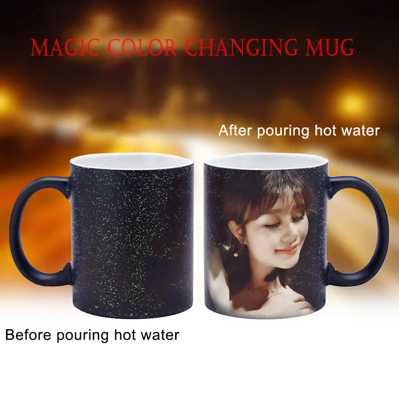 Custom Photo Magic Mug coffee mugs Color Change