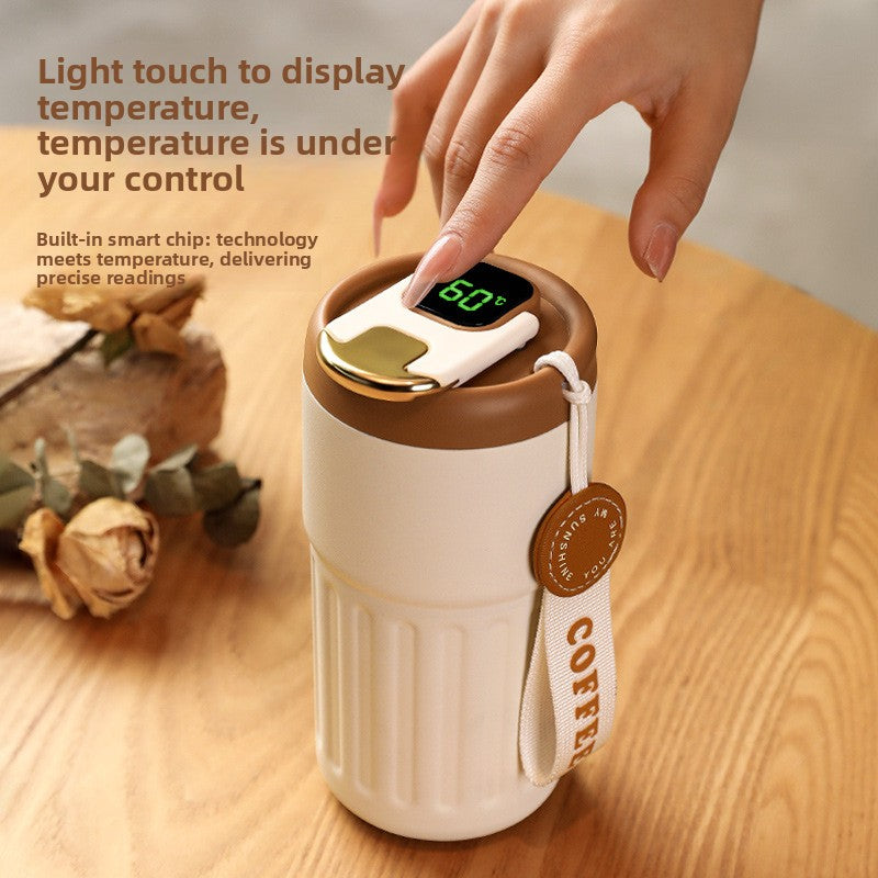 Coffee Thermos Mug with Temperature Display - Coffee Zest