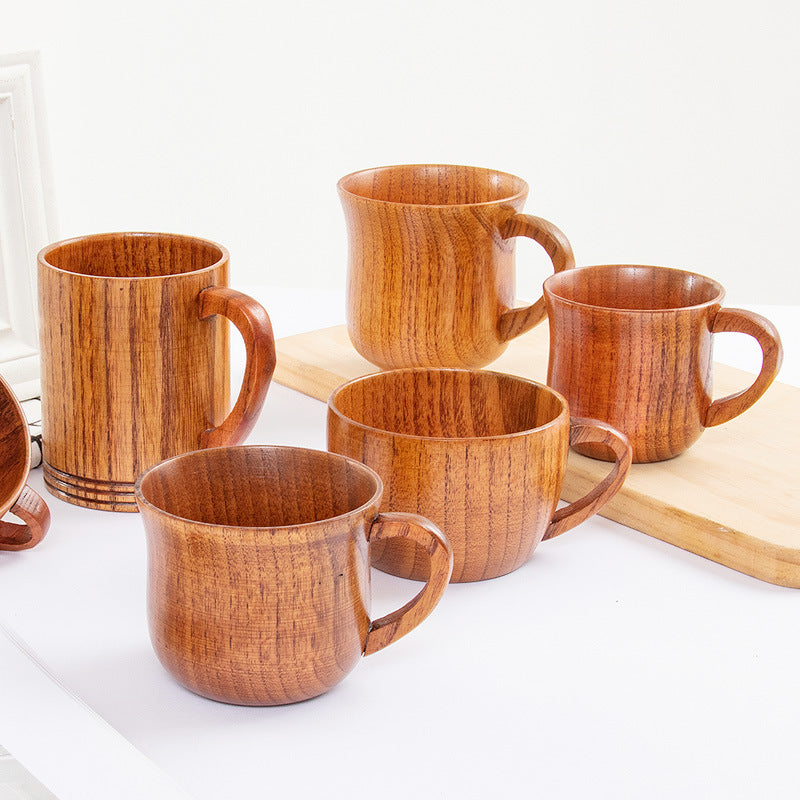 Natural Jujube Wood Drinking Cup - Coffee Zest