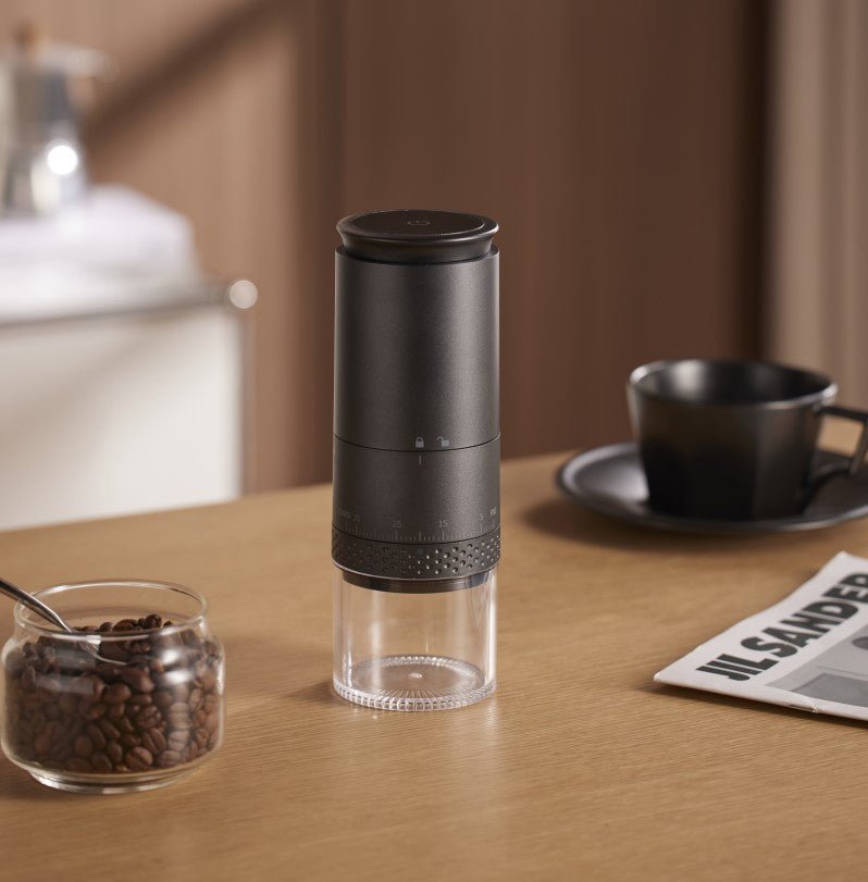 Automatic mini 38 levels adjustment drip hand coffee bean grinder digital smart coffee maker for travel - Coffee Zest online shop