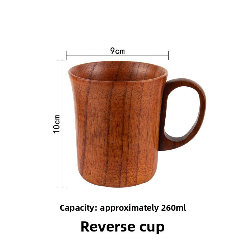 Natural Jujube Wood Drinking Cup - Coffee Zest