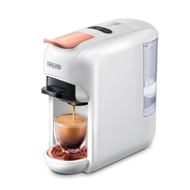 Cafelffe Multiple Capsule Coffee Machine, 5in1 Hot/Cold Dolce Gusto Milk Nespresso Capsule ESE Pod Ground Coffee Cafeteri 19Bar - Coffee Zest online shop