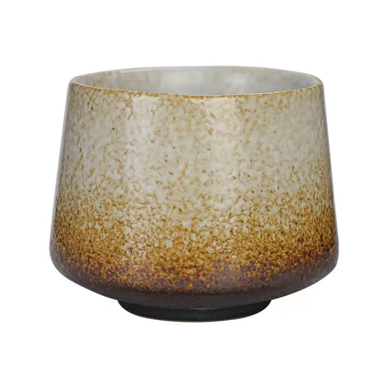 Ceramic Cup Vintage Coarse Pottery Coffee Cup Household drinking single cup cooking tea cups around the stove - Coffee Zest online shop
