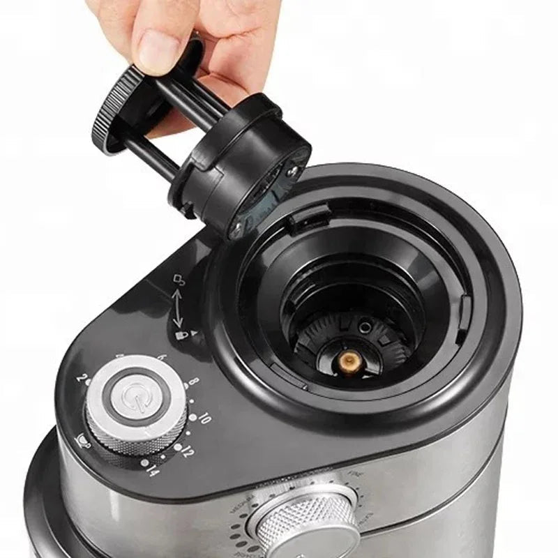 Coffee Automatic Burr Mill Coffee Grinder with 18 Levels Thickness Adjustable Grinders, Black new model - Coffee Zest online shop