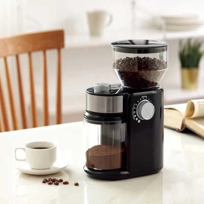 Coffee Automatic Burr Mill Coffee Grinder with 18 Levels Thickness Adjustable Grinders, Black new model - Coffee Zest online shop
