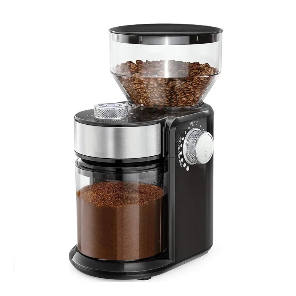Coffee Automatic Burr Mill Coffee Grinder with 18 Levels Thickness Adjustable Grinders, Black new model - Coffee Zest online shop