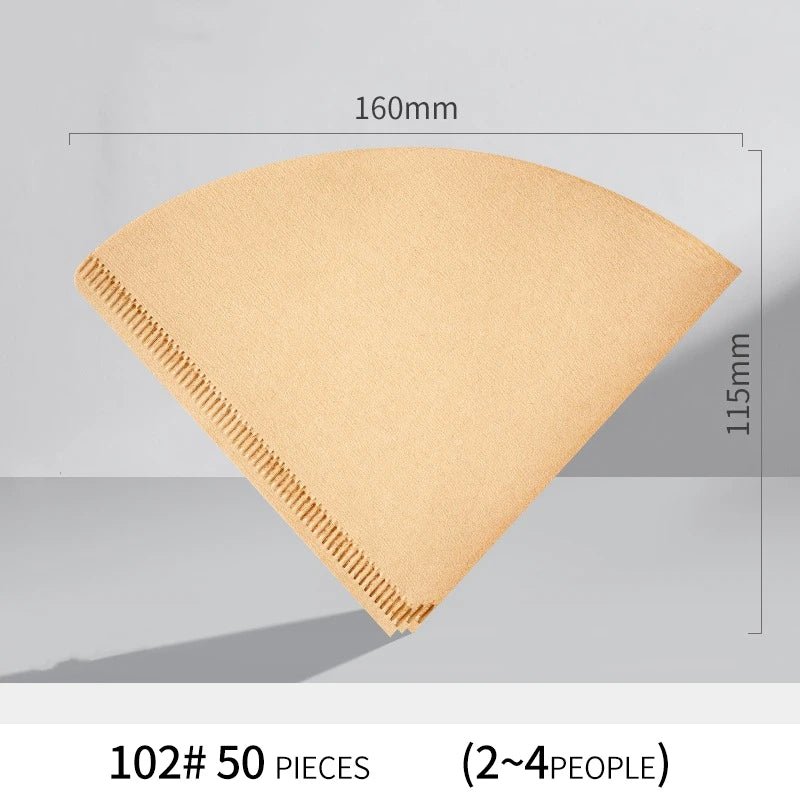 Coffee Filter Paper Handmade Coffee Special Cone - Shape Filter Paper Environmentally Friendly Log Pulp Coffee Brewing Filter Bag - Coffee Zest online shop