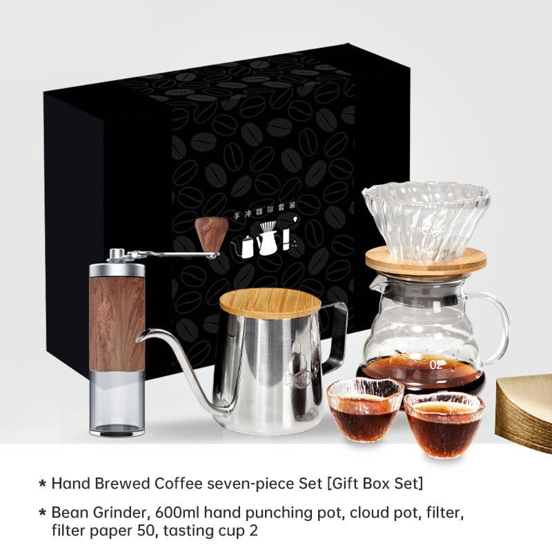 Coffee Grinder, Hand Grinder, Stainless Steel Grinder, Hand Grinder for Coffee Beans, Wood Grain, Portable Household Use - Coffee Zest online shop