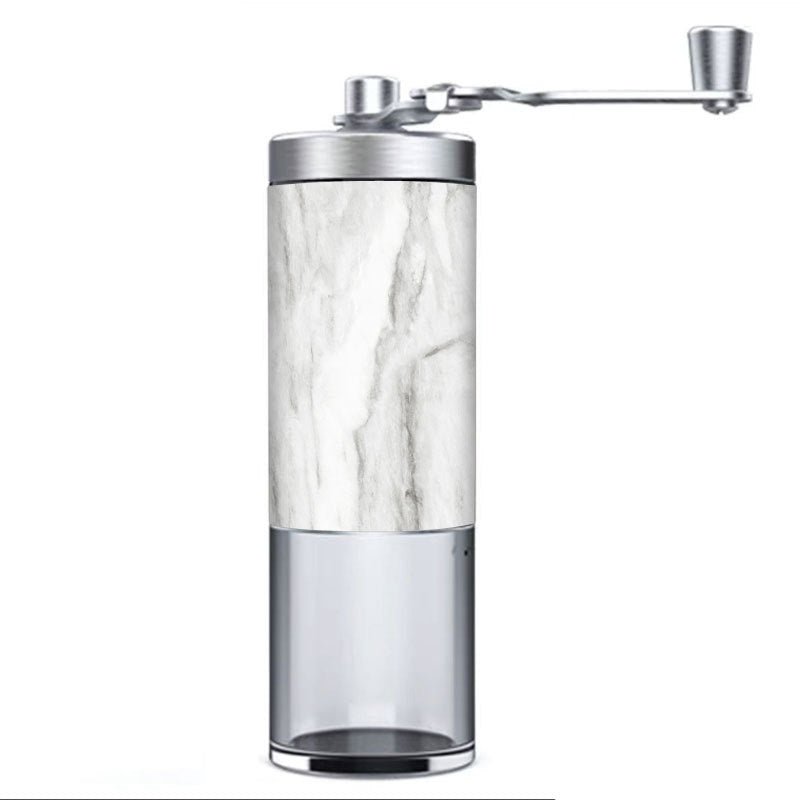 Coffee Grinder, Hand Grinder, Stainless Steel Grinder, Hand Grinder for Coffee Beans, Wood Grain, Portable Household Use - Coffee Zest online shop