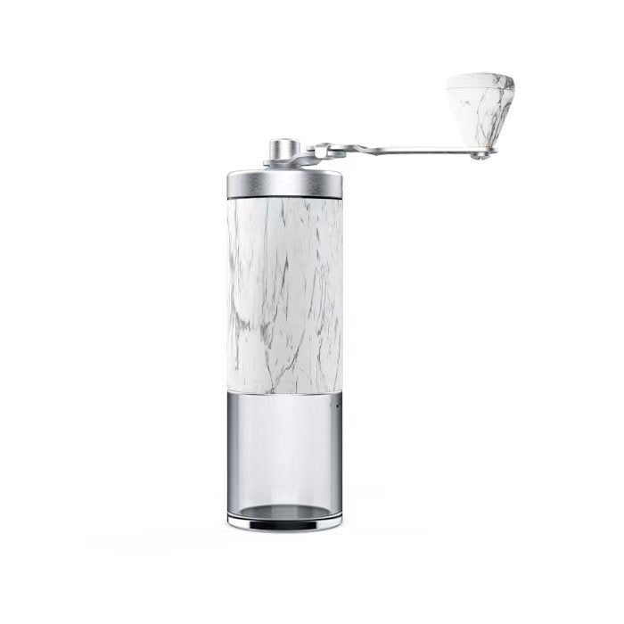 Coffee Grinder, Hand Grinder, Stainless Steel Grinder, Hand Grinder for Coffee Beans, Wood Grain, Portable Household Use - Coffee Zest online shop