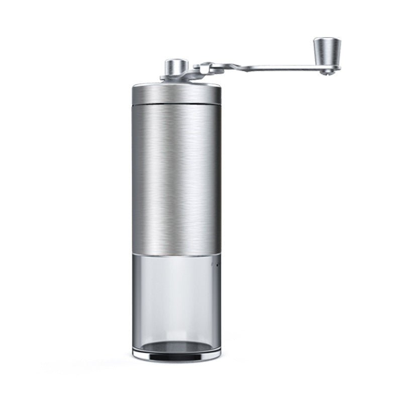 Coffee Grinder, Hand Grinder, Stainless Steel Grinder, Hand Grinder for Coffee Beans, Wood Grain, Portable Household Use - Coffee Zest online shop