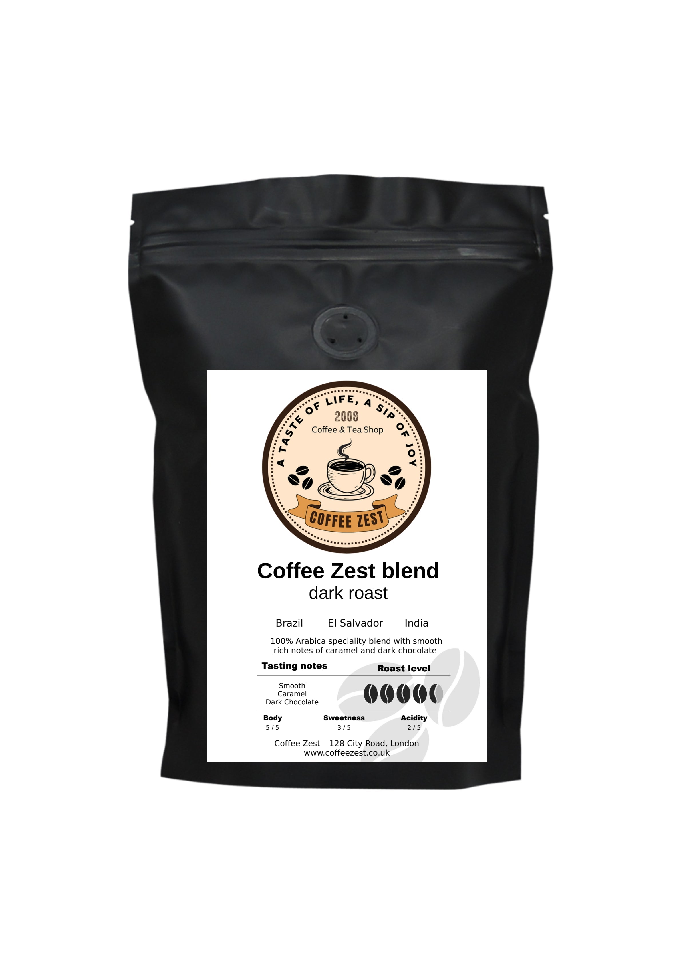 Coffee Zest blend dark roast - Coffee Zest online shop