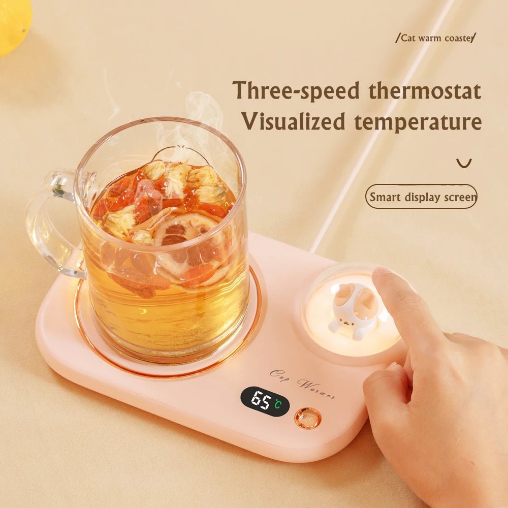 Cup Warmer Heat Beverage Mug Mat Keep Drink - Coffee Zest online shop